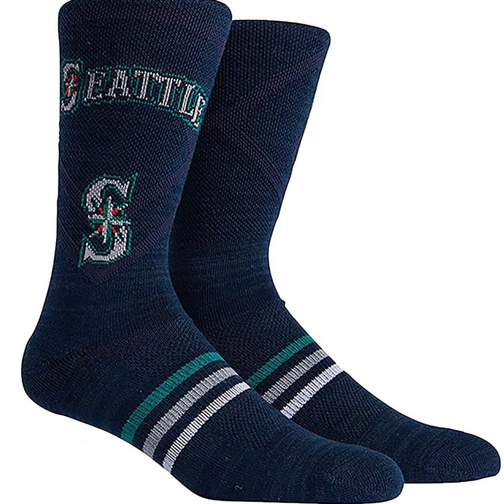 Seattle Mariners PKWY crew socks